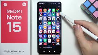 Redmi Note 15: How to Organize App Drawer Apps in Alphabetical Order screenshot 3