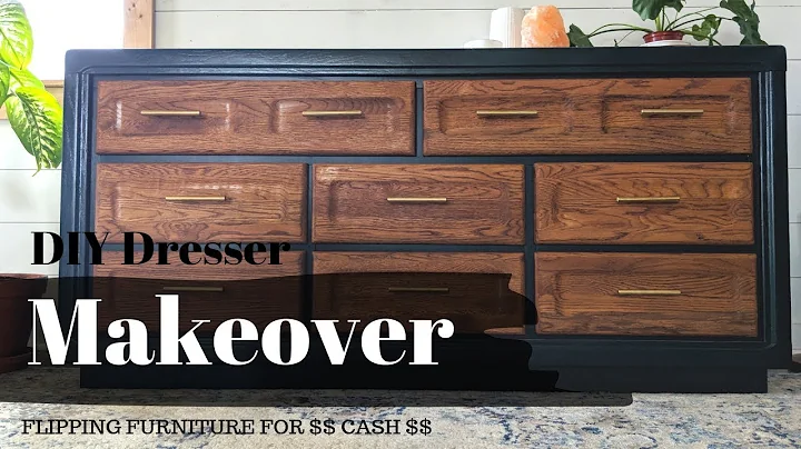 DIY MODERN DRESSER MAKEOVER  | FLIPPING FURNITURE ...
