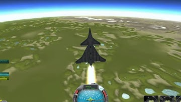 Kerbal Space Program: C7 spaceplane tutorial, part 4, flying the mk2 hull