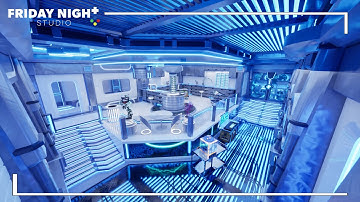Futuristic Laboratory Environment - Modular Sci-Fi Interior Level