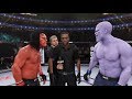 Hellboy vs. Thanos (EA Sports UFC 3) - CPU vs. CPU - Crazy UFC 👊🤪