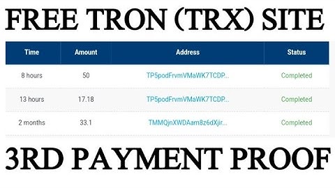Free Trx Mining Sites Without investment 2023  Free Trx Earning  Free Tron Cloud Mining 2023