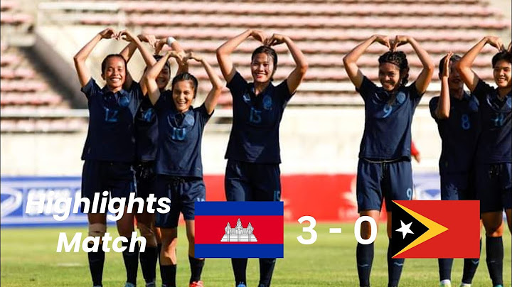 Cambodia Woman's team qualify to Final | Timor Leste 0-3 Cambodia | AFF WOMEN'S CHAMPIONSHIP 2024