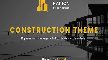 Karion - Construction & Building WordPress Theme | Themeforest Website Templates and Themes