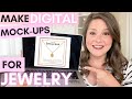 How to Remove the Background from Jewelry to Create Digital Mockups ~ Using Canva!