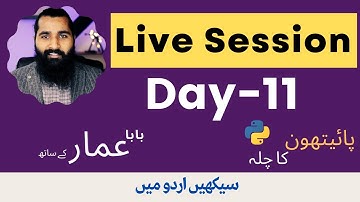 25- Python_ka_chilla (Day-11)-Zoom Session