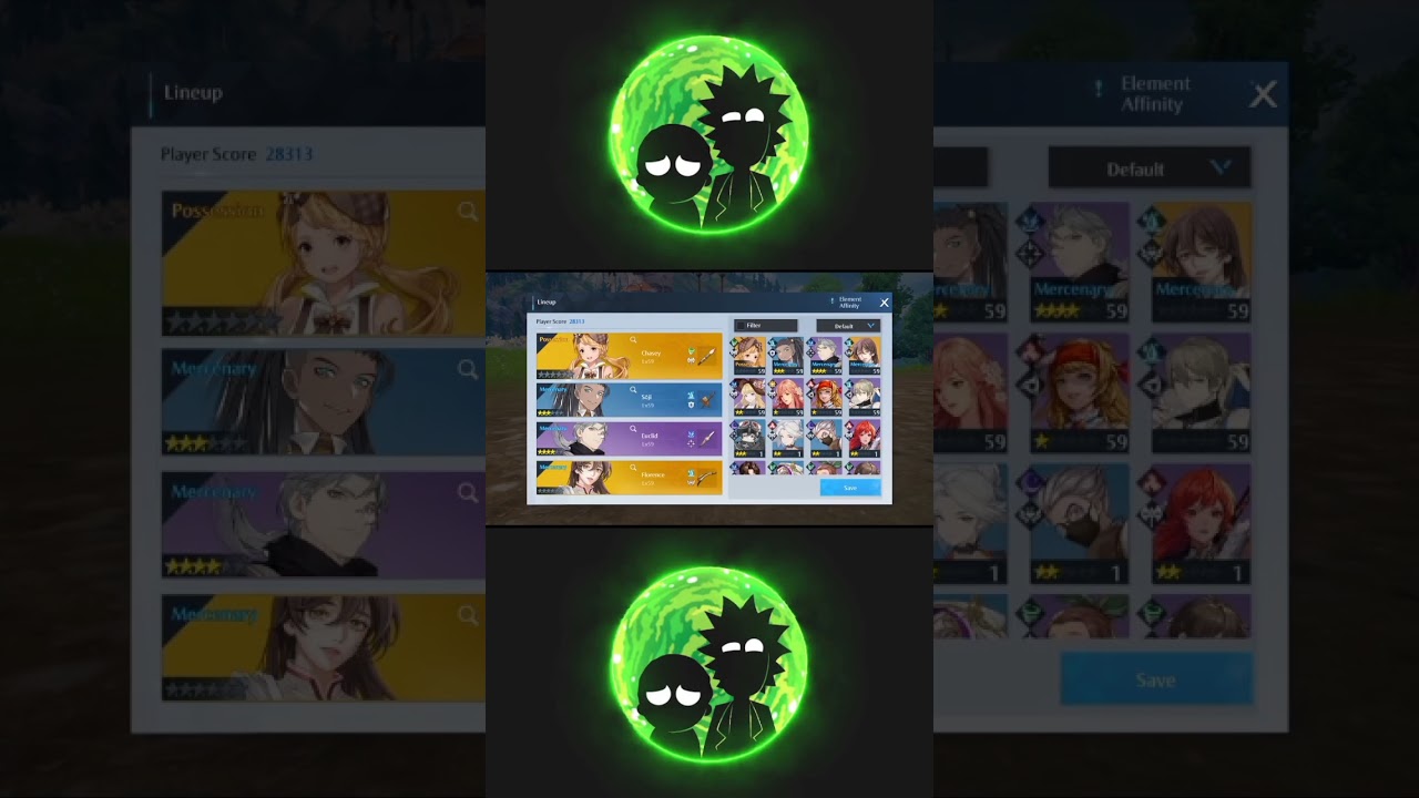 Noah's Heart character element power change 🔥😇