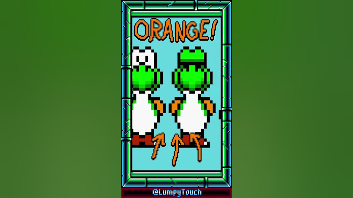 Yoshi had ORANGE ARMS?! #shorts