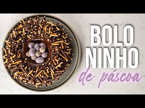 O Melhor Bolo Ninho de Páscoa! Com Chocolate de Avelã