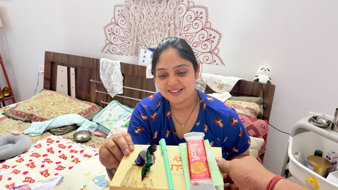 तनु को मिला gift ❤️|| और हमारी society mai hua शिवरात्रि का ￼￼ celebration ❤️😍￼