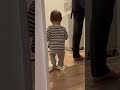 パパが好きすぎて帰宅後はずっとべったり【1歳と1ヶ月】#baby #shorts