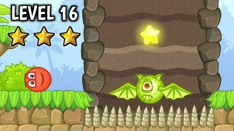 Red Ball 5 Level 16 Walkthrough / Playthrough Video | Hidden Treasure Chest Explored.