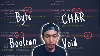 MENGENAL TYPE DATA METHOD UNTUK CLASS SMALI CODE