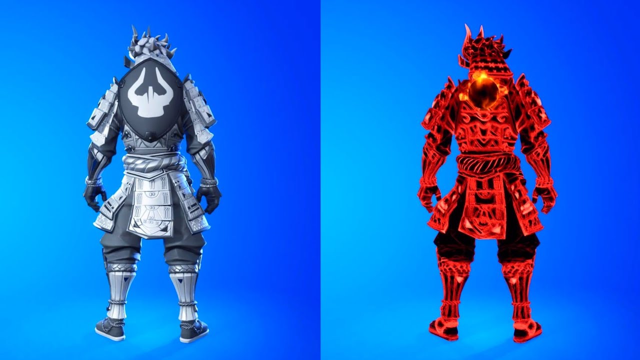 FORTNITE CORRUPTED SHOGUN SKIN COMBOS YouTube