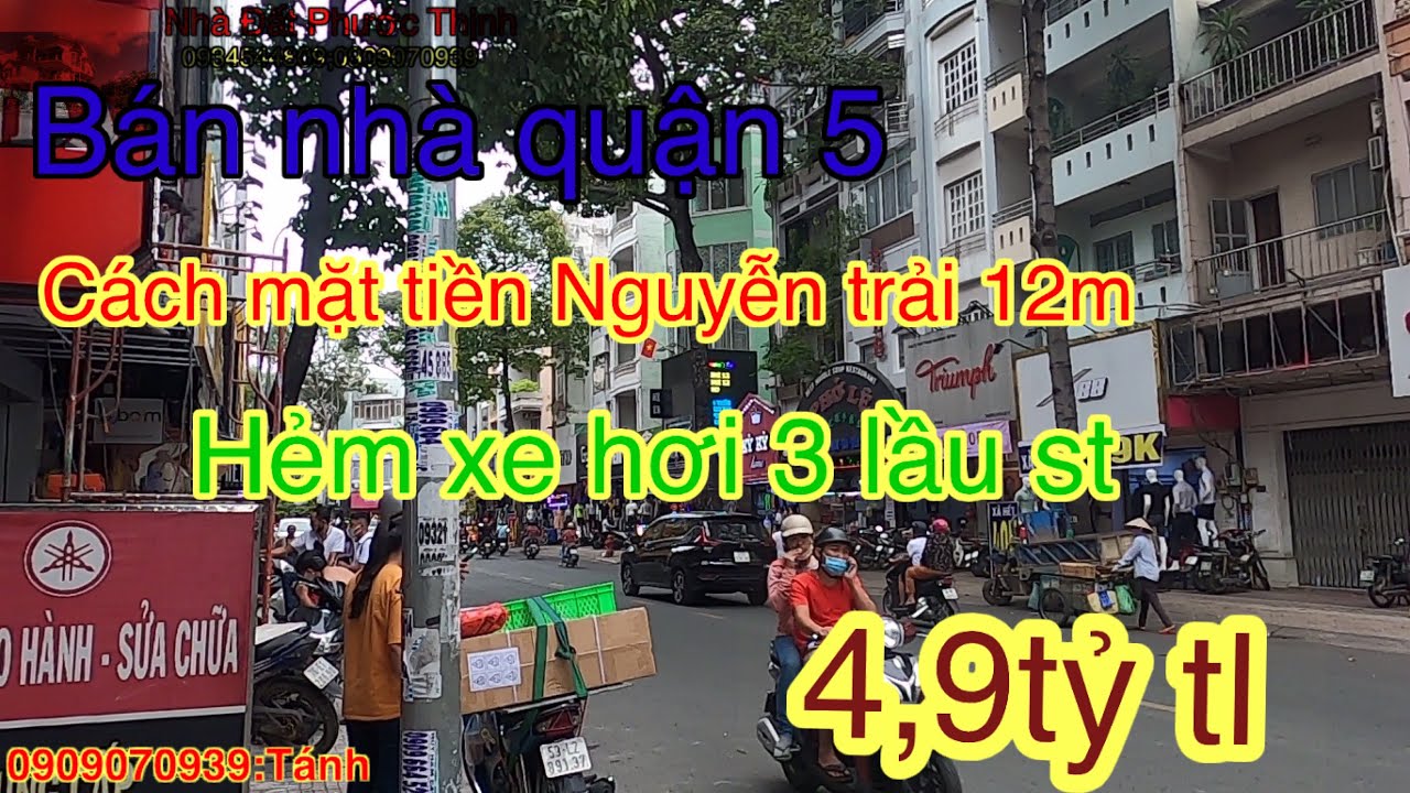 Bán nhà quận 5 vị trí quá đẹp cách mặt tiền 12m hẻm xe... - youtube