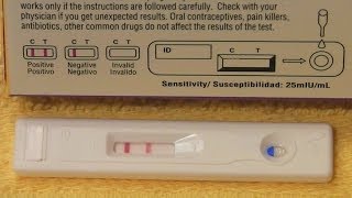 Pregnancy Test - POSITIVE Live from dollar store