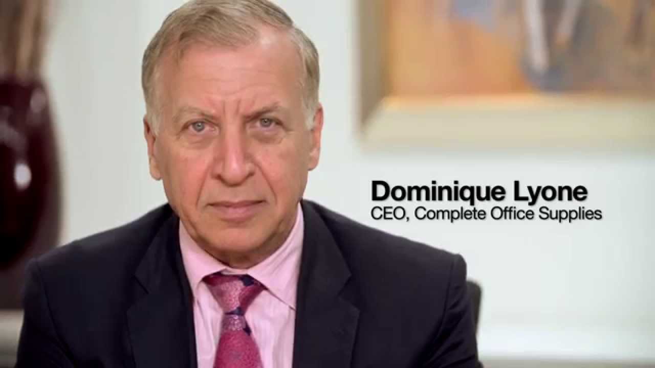 Dominique Lyone CEO, Complete Office Supplies YouTube