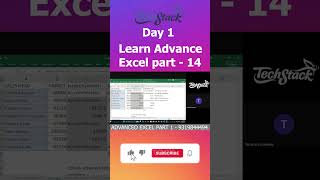 Free Advanced Excel Course 🚀 Part 14 | सीखो और Job पाओ 💼 #shorts #exceltips