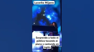 Lucerito Mijares sorprende al público tocando el piano y cantando en inglés derrochando talento