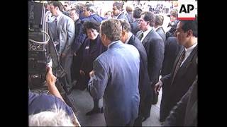 Governor George W. Bush Campaigns In New York City With Mayor Rudy Giuliani