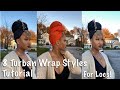 8 Easy Headwrap Styles for Locs! | Peyton Reneé