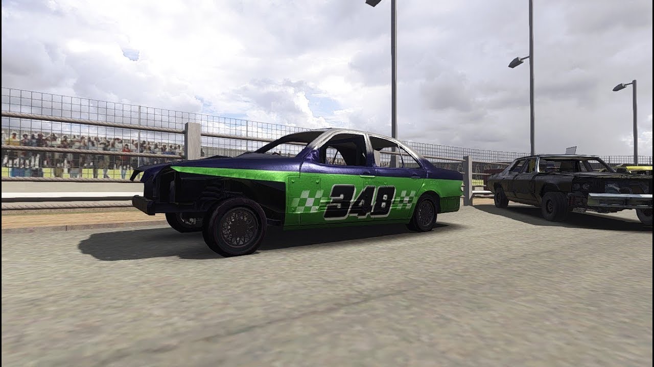 Wreckfest Figure of 8 World Championship - Yarmouth - YouTube