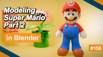 Modeling Super Mario in Blender Part 2 - 158