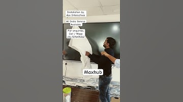DIGITAL BOARD INSTALLATION IN INDIA #trending #reels #byjus #allen #upscmotivation #maxhub #pw #like