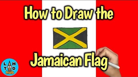 How to Draw the Jamaican Flag in Easy Steps