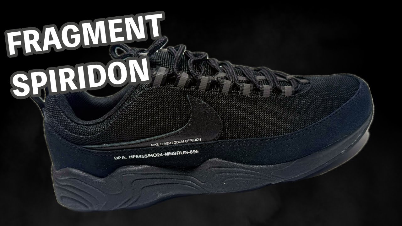 2024 Nike Air Zoom Spiridon SP Fragment Black Review & On Feet 