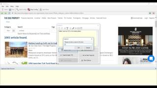 Extracting Articles from theedgeproperty.com using Webharvy | Keyword scraping