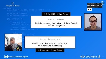 - Amine kerkeni - Reinforcement Learning & - Hadjer Benmeziane - AutoML