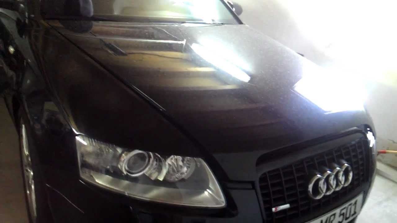 Xenon Birne wechseln Audi A6 Avant 2,7 TDI ( 4f ) Left / Links Light  Installation HD-Video - YouTube