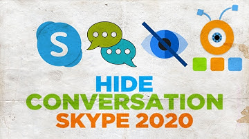 How to Hide Conversation in Skype 2020