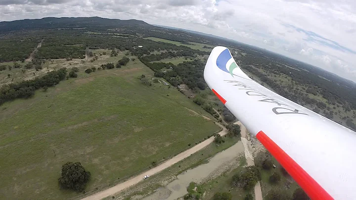 Polly Peak Chapel, Texas Go Pro flying