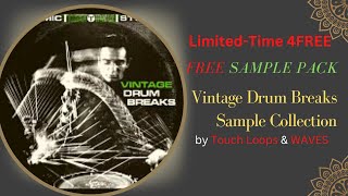 Vintage Drum Breaks Sample Collection - FREE Sample Pack by Touch Loops  #TouchLoops