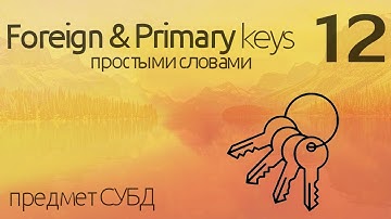 Что такое Primary & Foreign Keys, виды связей в таблицах (простыми словами)
