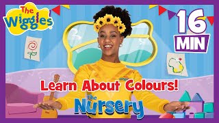 Video thumbnail of "Learn About Colours with The Wiggles 🎨 The Nursery 🌈 Colors for Toddlers"