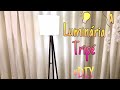 DIY | LUMINÁRIA TRIPÉ