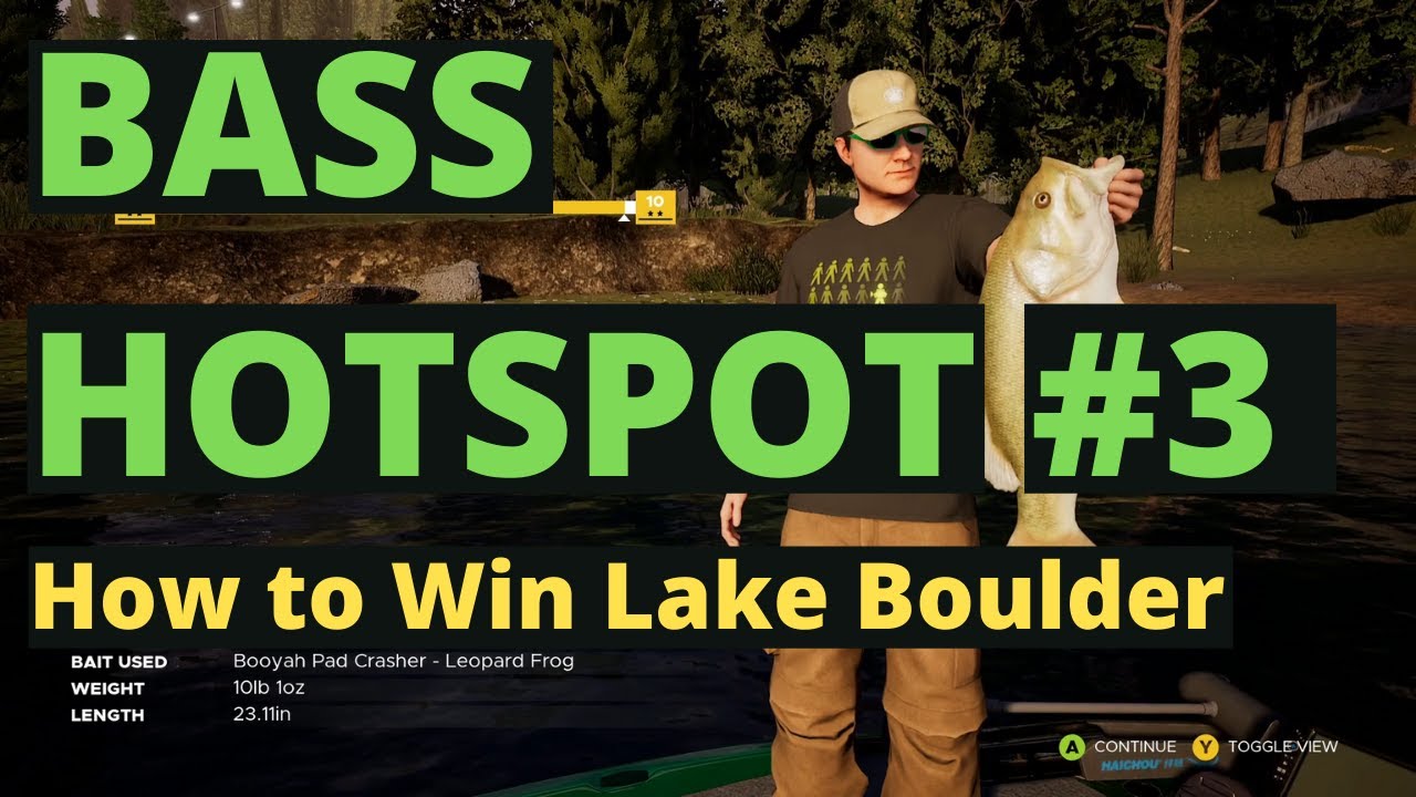 How to Win Lake Boulder Offline Tournament - Bass Hotspot #3