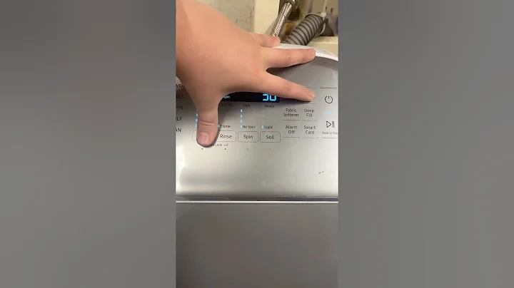 Samsung Washer, how to calibrate (press temp and delay end)