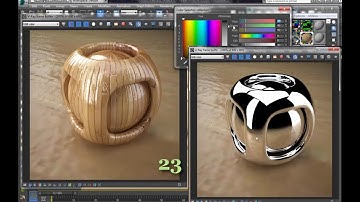 Chorme & Wood Meterial Making in 3ds max. Bangla