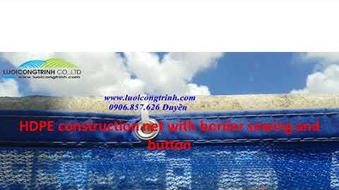 Making border, print on netting for construction net, safety net, covering for balcony, stairs..