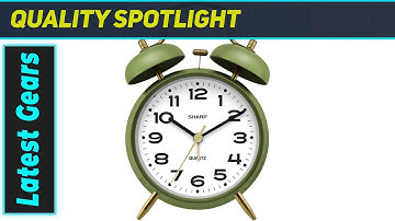 SHARP Twin Bell Alarm Clock: Loudest Clock for Heavy Sleepers?