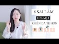 6 SAI LẦM KHI RỬA MẶT KHIẾN DA BẠN TỆ HƠN | SKINCARE | BoonTrang Vlog