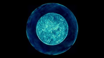 Core convection in a massive star, vorticity