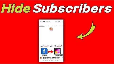 2024 Mein MyYouTube Channel Par Subscribers Counts Kaise Chhupayein | Subscribers Hide Kaise Karein