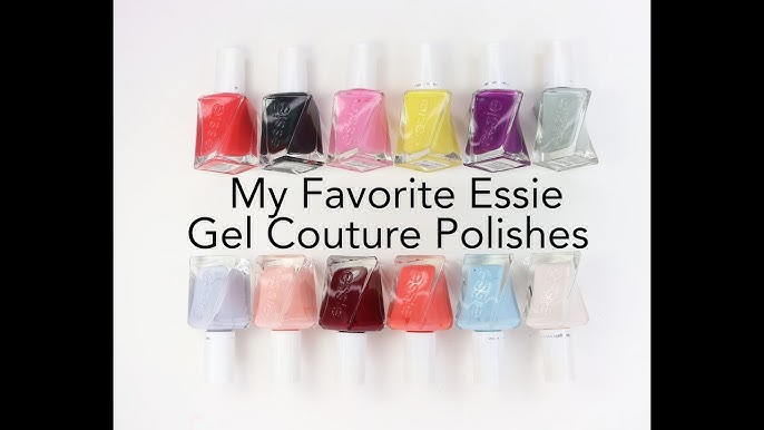 Test LIVE Drying Essie Couture | - SWATCH Gel + YouTube