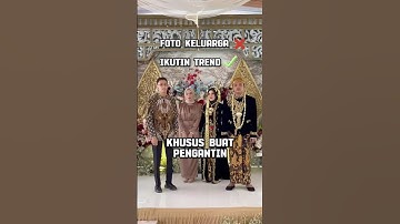 TREND PENGANTIN VIRAL YANG SULIT DIIKUTI PARA JOMBLO DALAM PERNIKAHAN ‼️