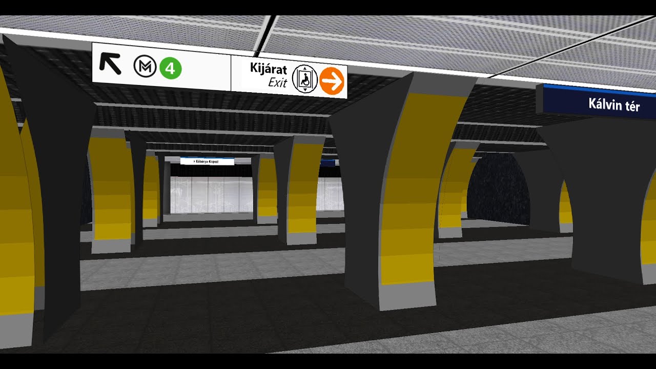 OpenBve M3 Metróprojekt (Kőbánya-Kispest M -Kálvin tér M) [BÉTA]